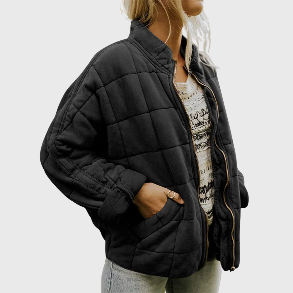 Vivienne™ – Quilted Oversized Jacket for Effortless Everyday Warmth