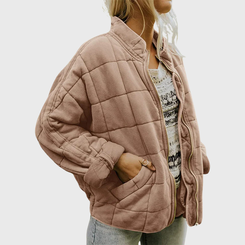 Vivienne™ – Quilted Oversized Jacket for Effortless Everyday Warmth