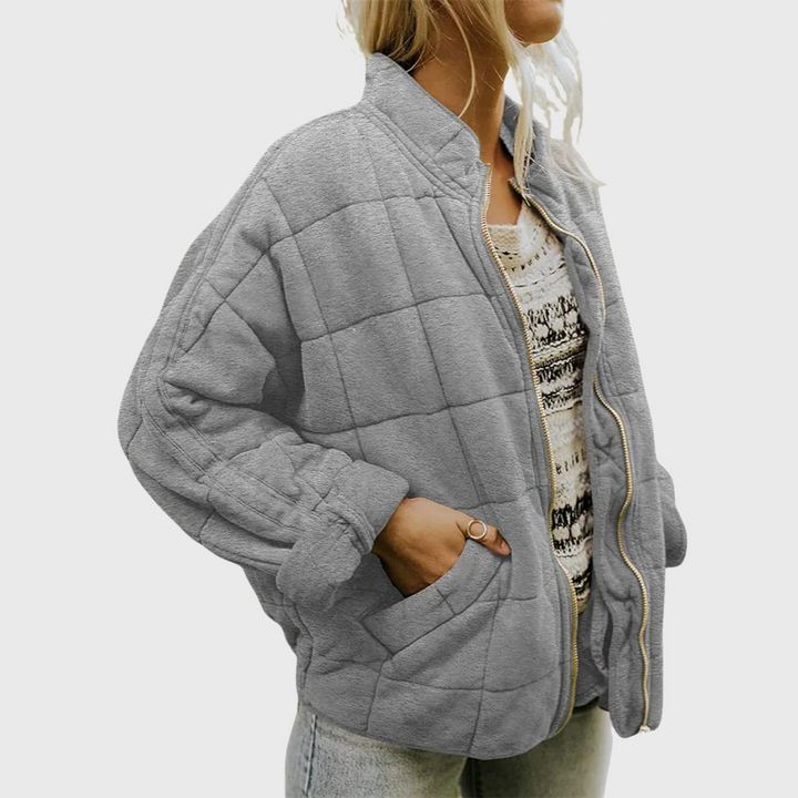 Vivienne™ – Quilted Oversized Jacket for Effortless Everyday Warmth