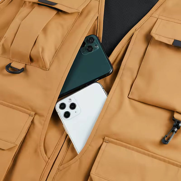 Kellan™ – Lightweight Multi-Pocket Travel Vest for Everyday Adventures