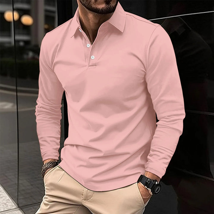 Jacob™ – Long-Sleeved Polo for Effortless Sophistication