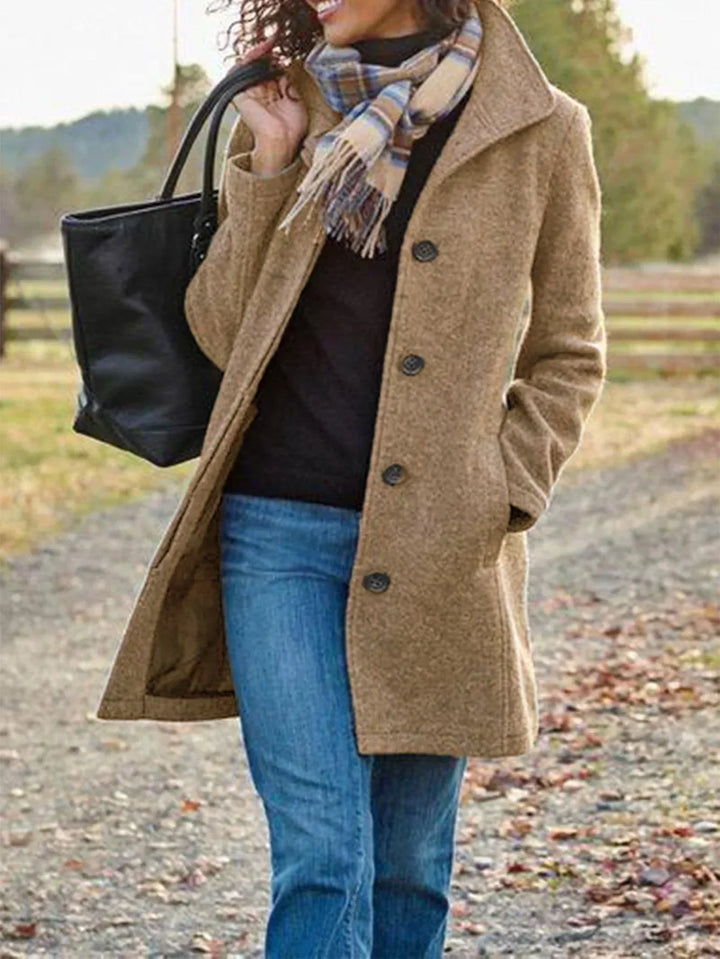 Madeline™ – Retro Coat for Timeless Everyday Elegance