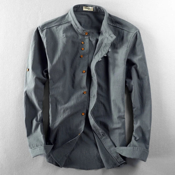 Daniel™ – Contemporary Long Sleeve Shirt with Asymmetrical Detailing