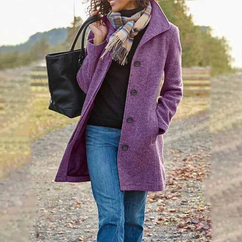 Madeline™ – Retro Coat for Timeless Everyday Elegance