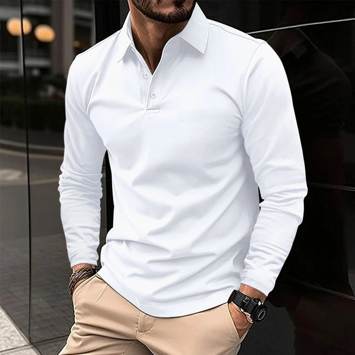 Jacob™ – Long-Sleeved Polo for Effortless Sophistication