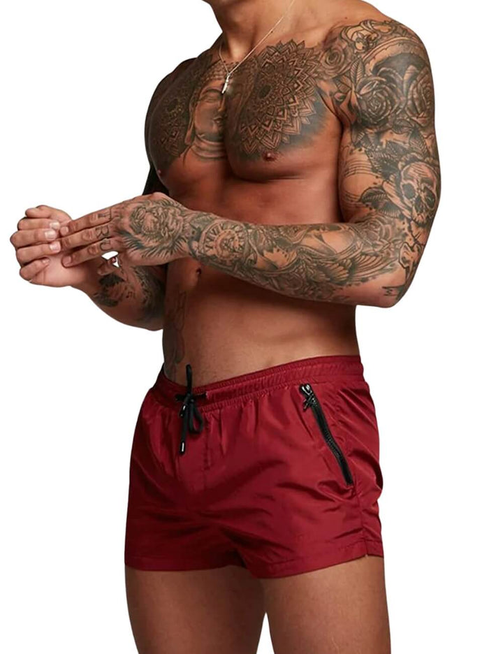Charles™ – Quick-Dry Swim Shorts with Zippered Pockets