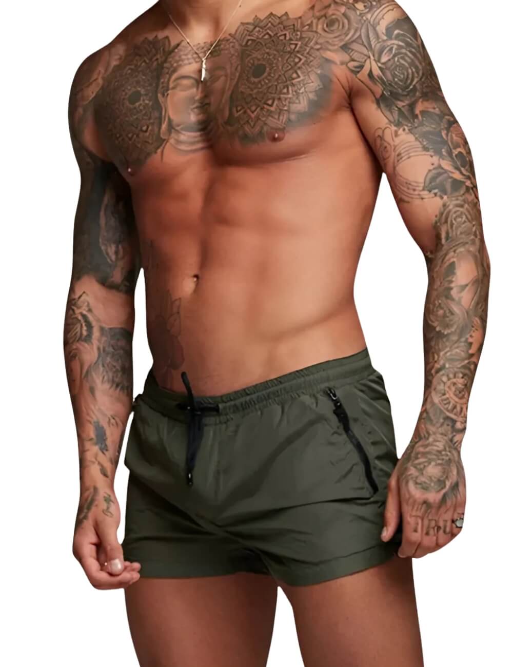 Charles™ – Quick-Dry Swim Shorts with Zippered Pockets