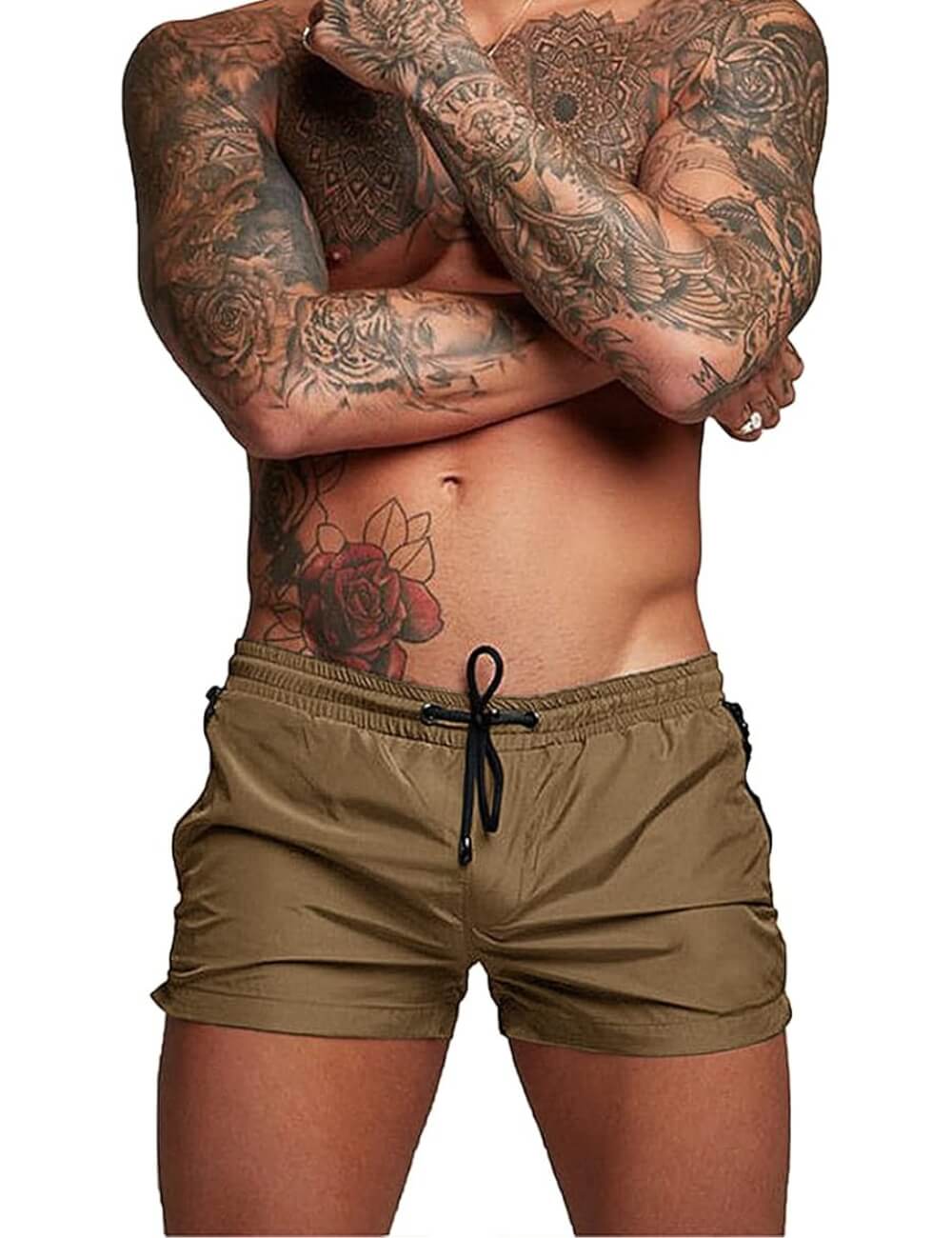 Charles™ – Quick-Dry Swim Shorts with Zippered Pockets
