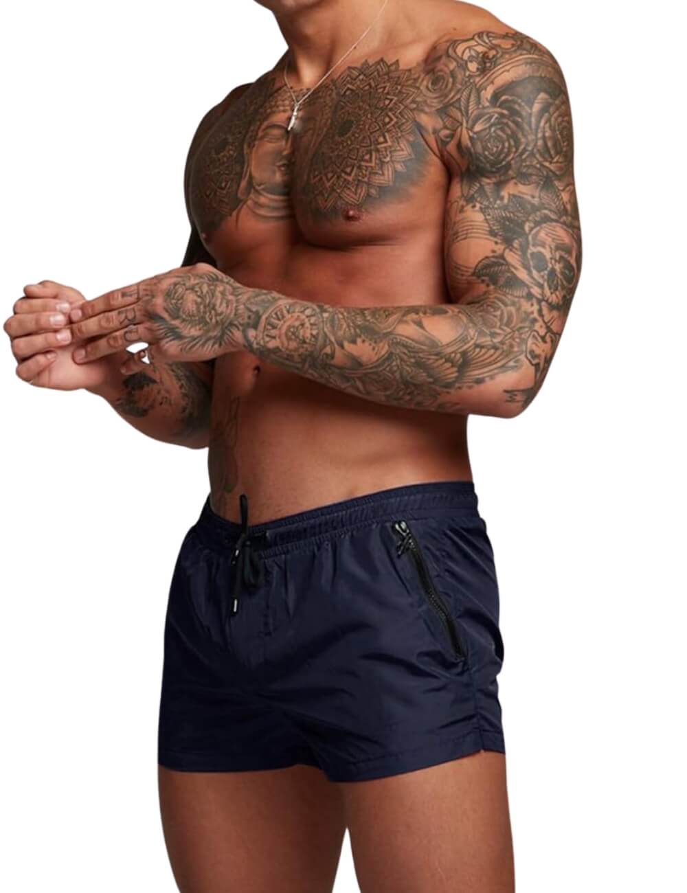 Charles™ – Quick-Dry Swim Shorts with Zippered Pockets