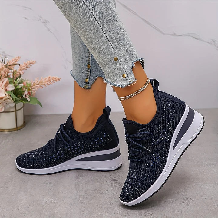 Isadora™ – Sparkling Orthopedic Sneakers for Effortless All-Day Comfort