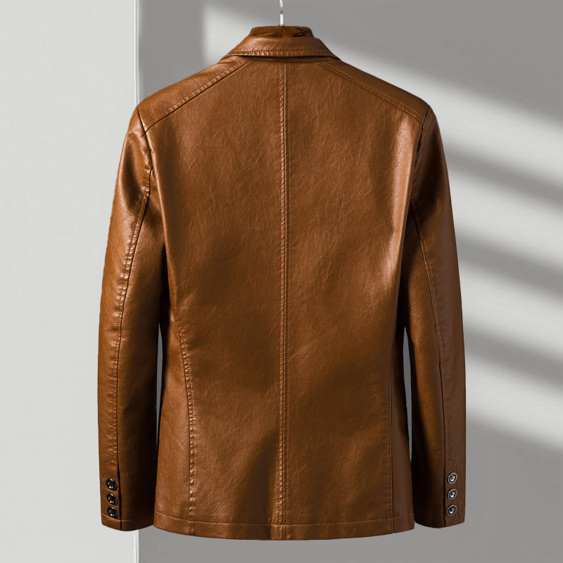 Alex | Classic Vegan Leather Jacket