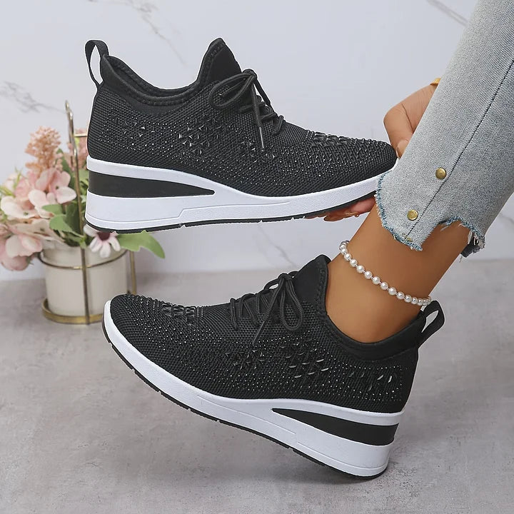 Isadora™ – Sparkling Orthopedic Sneakers for Effortless All-Day Comfort