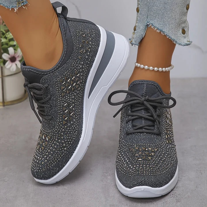Isadora™ – Sparkling Orthopedic Sneakers for Effortless All-Day Comfort