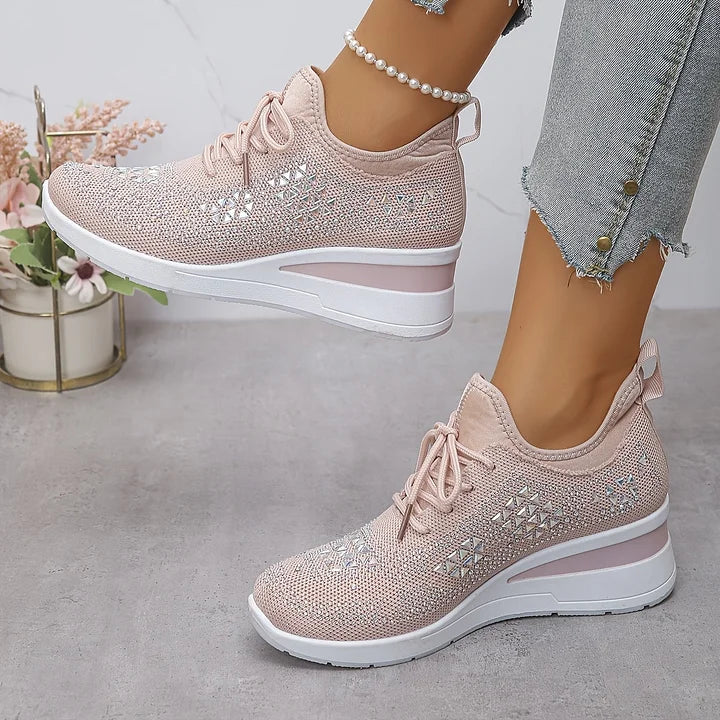 Isadora™ – Sparkling Orthopedic Sneakers for Effortless All-Day Comfort
