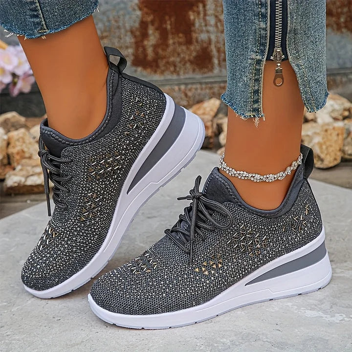 Isadora™ – Sparkling Orthopedic Sneakers for Effortless All-Day Comfort