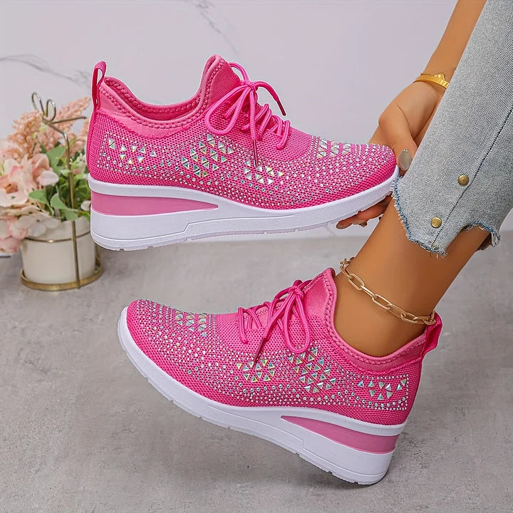 Isadora™ – Sparkling Orthopedic Sneakers for Effortless All-Day Comfort