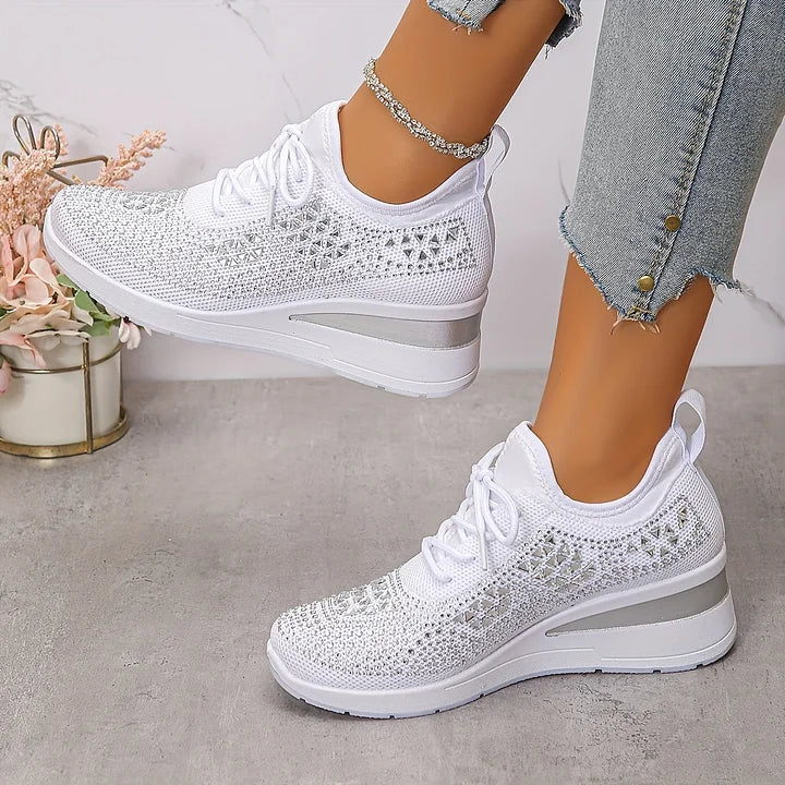 Isadora™ – Sparkling Orthopedic Sneakers for Effortless All-Day Comfort