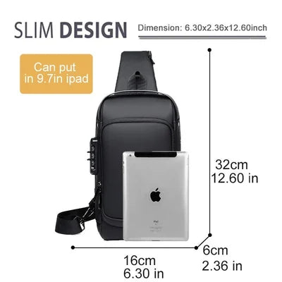 Icon™ Bag | New Design Crossbody SideBag Anti-Theft with Charger