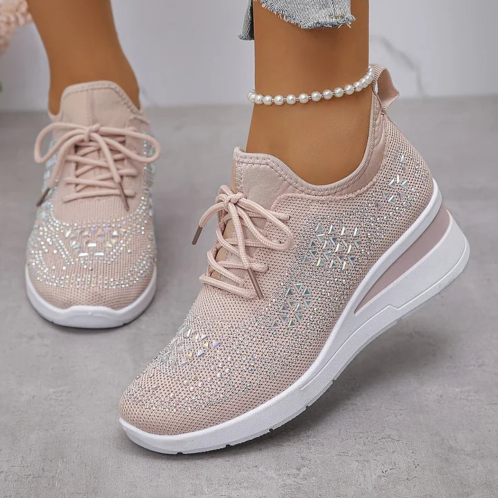 Isadora™ – Sparkling Orthopedic Sneakers for Effortless All-Day Comfort
