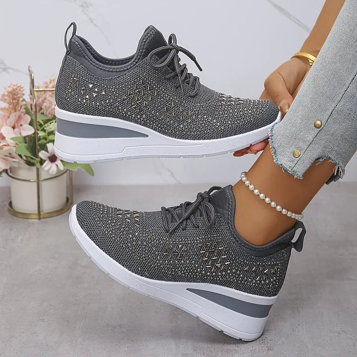 Isadora™ – Sparkling Orthopedic Sneakers for Effortless All-Day Comfort