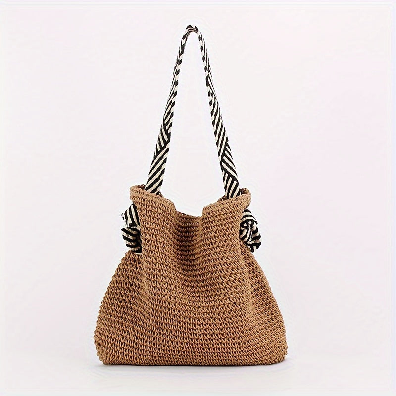 Elvira™ – Handwoven Boho-Chic Carryall Tote