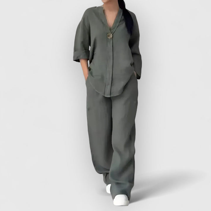 Lorraine™ – Elegant Two-Piece Set for Breezy Everyday Sophistication