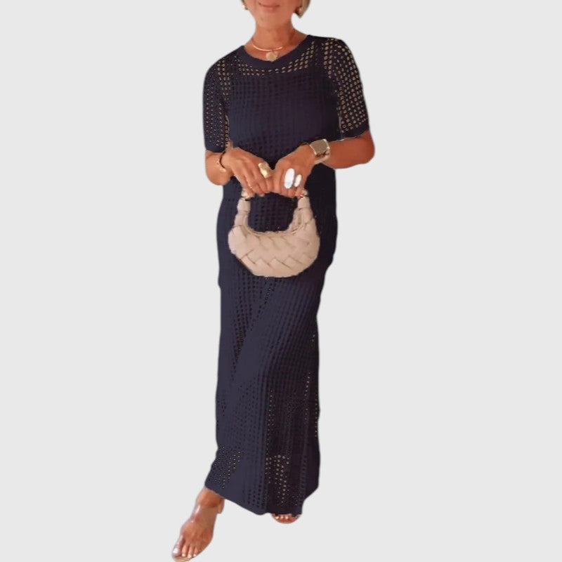 Beau™ – Cut-Out Layered Maxi Dress for Effortless Summer Style