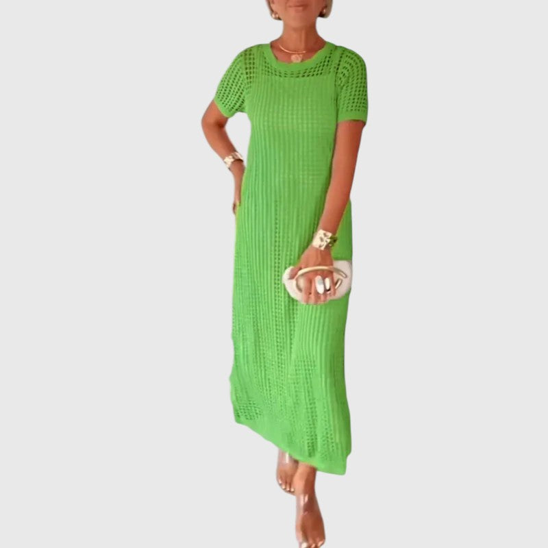 Beau™ – Cut-Out Layered Maxi Dress for Effortless Summer Style