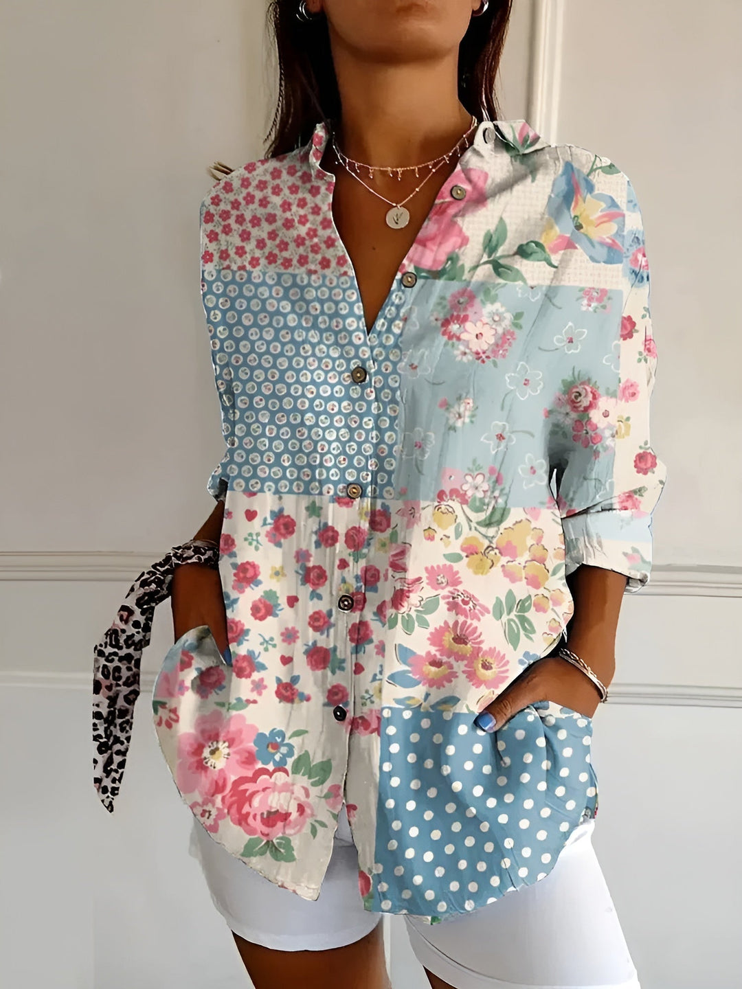 Jasmine – Soft Bloom Everyday Blouse