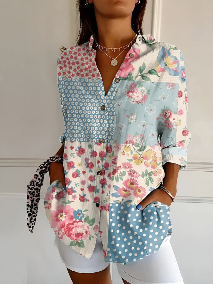 Jasmine – Soft Bloom Everyday Blouse