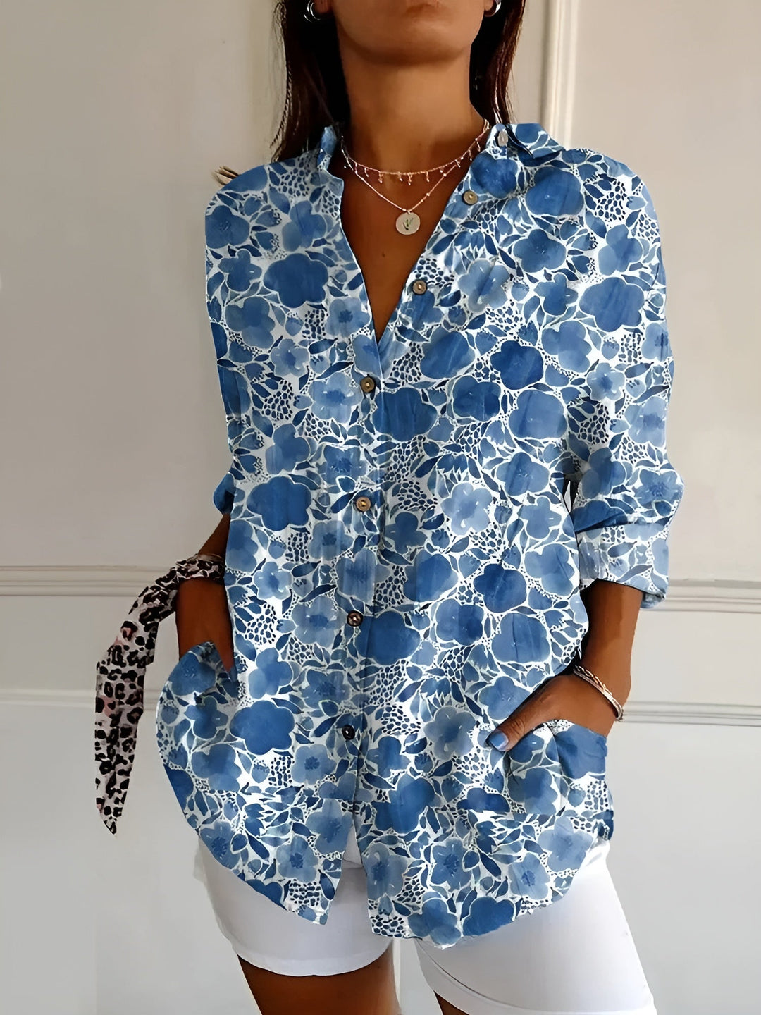 Jasmine – Soft Bloom Everyday Blouse